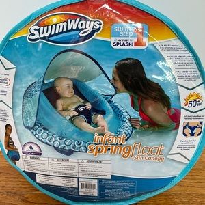 New Infant float With Sun Canopy
